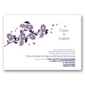Graceful Petals - Wisteria - Invitation