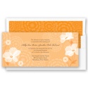 Moonlight Blossoms - Tangerine - Invitation
