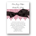 Classic Filigree - Apple - Invitation