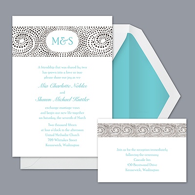 Everlasting - Chocolate - Invitation