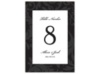 Treasured Jewels Pattern - Black - Table Number