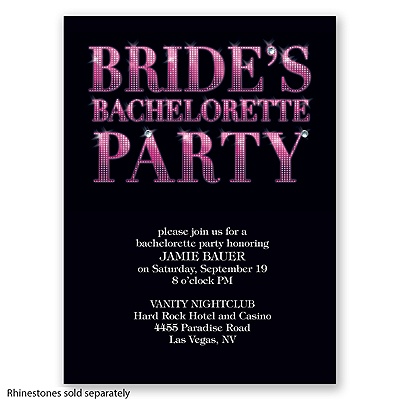 Bridal Party Invitations on Party In Lights   Party Invitation   Invitations By David S Bridal