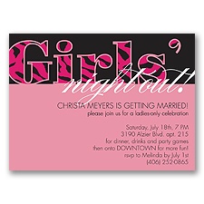 Girls Night Out - Party Invitation