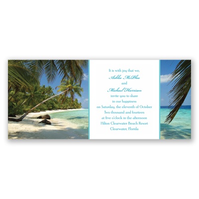 Sun Kissed Beach - Invitation