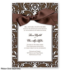 Indulgence - Chocolate - Invitation