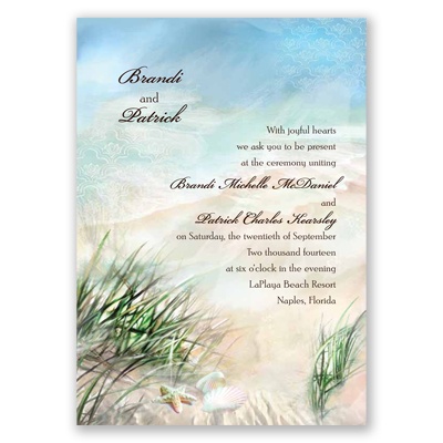 Beach Grass - Invitation