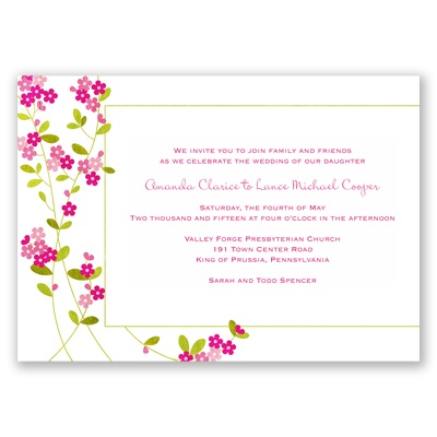 Flirty - Watermelon - Invitation