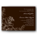 Tapestry - Chocolate -  Invitation