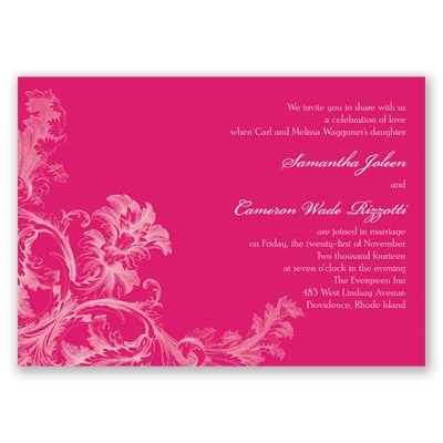 Tapestry - Watermelon -  Invitation