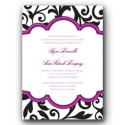 Breezy Damask - Invitation