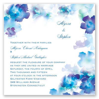 Desire - Cornflower - Invitation