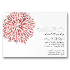 Burst of Color - Coral Reef - Invitation
