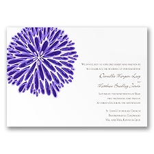 Burst of Color - Regency - Invitation