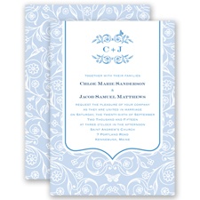 English Garden - Cornflower - Invitation