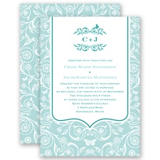 English Garden - Jade - Invitation