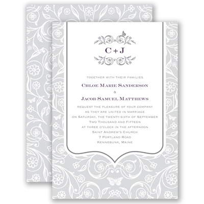 English Garden - Mercury - Invitation