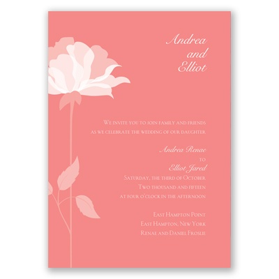 Ever Blooming - Coral Reef - Invitation
