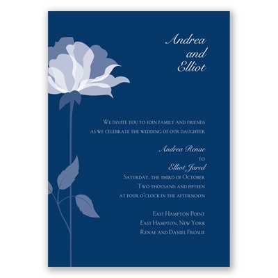 Ever Blooming - Marine - Invitation