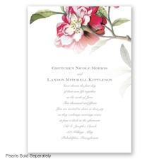 Brittany Roses - Apple - Invitation