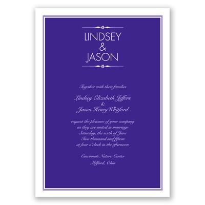 Metropolitan - Regency - Invitation