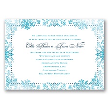 Washed Silhouette - Malibu - Invitation