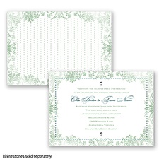 Washed Silhouette - Clover - Invitation