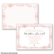 Washed Silhouette - Coral Reef - Invitation