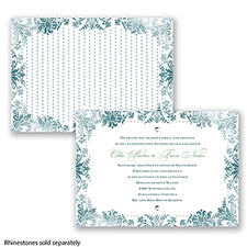 Washed Silhouette - Gem - Invitation