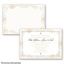 Washed Silhouette - Golden - Invitation