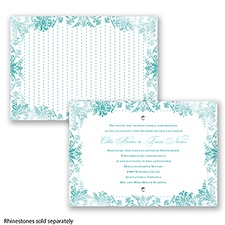 Washed Silhouette - Jade - Invitation