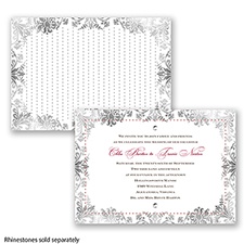 Washed Silhouette - Black - Invitation