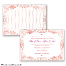 Washed Silhouette - Guava - Invitation