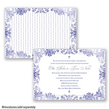 Washed Silhouette - Regency - Invitation