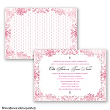 Washed Silhouette - Watermelon - Invitation