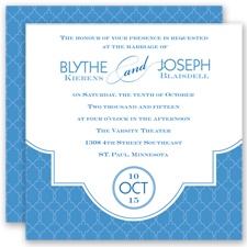 Lasting Impression - Cornflower - Invitation