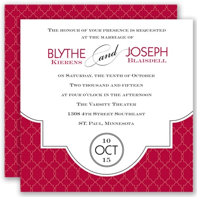 Lasting Impression - Apple - Invitation