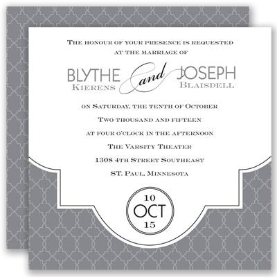 Lasting Impression - Mercury - Invitation
