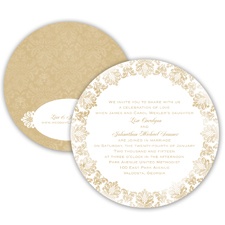 Very Vintage - Golden - Invitation