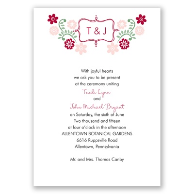 Posies - Apple - Invitation