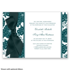 Floral Patterned - Gem - Invitation