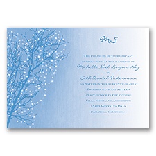 Sparkling Sky - Cornflower - Invitation