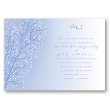 Sparkling Sky - Bluebird - Invitation