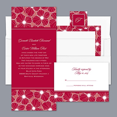 Full Bloom - Apple - Invitation