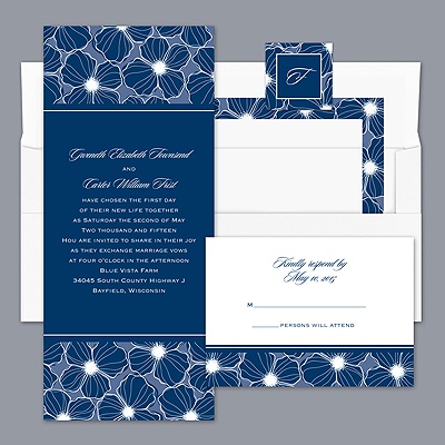 Wedding Shower Card Sayings on Home    Wedding Invitations    Db Exclusive Colors    Full Bloom