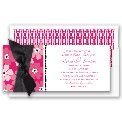 Captivating Floral - Watermelon - Invitation