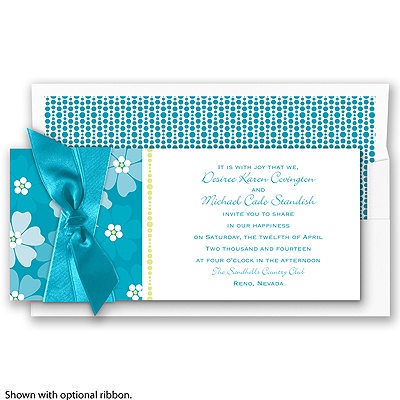 Captivating Floral - Malibu - Invitation