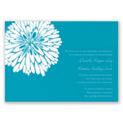 Burst of Love - Malibu - Invitation