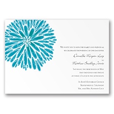 Burst of Color - Malibu - Invitation