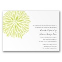 Burst of Color - Key Lime - Invitation