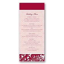 Forever Color - Apple - Menu Card
